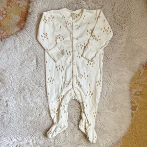 Cozy Cream and Honey Baby One Piece